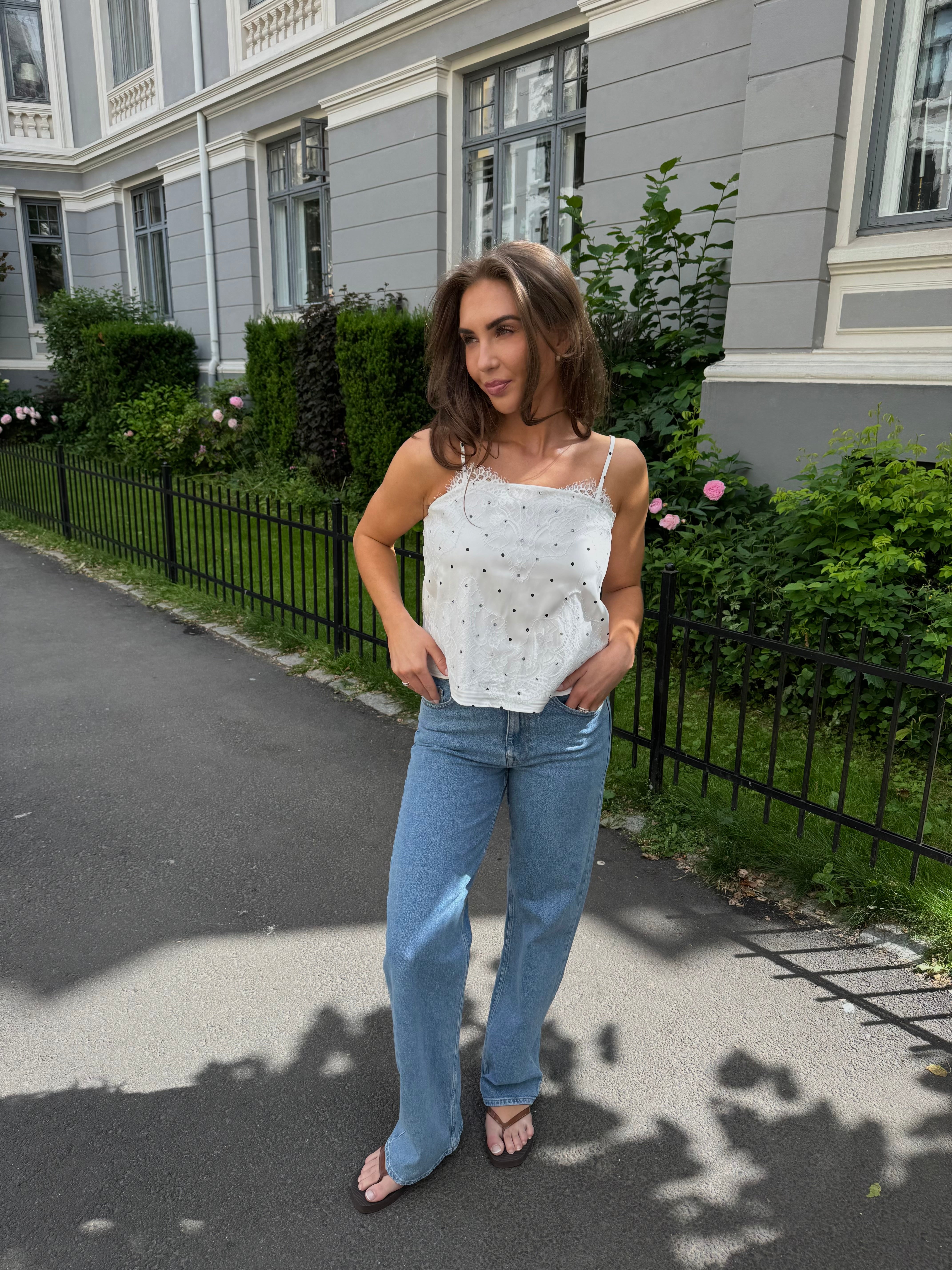 SLFWIDE Jeans - Light Blue Denim